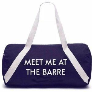 Meet me at the Barre gym bag